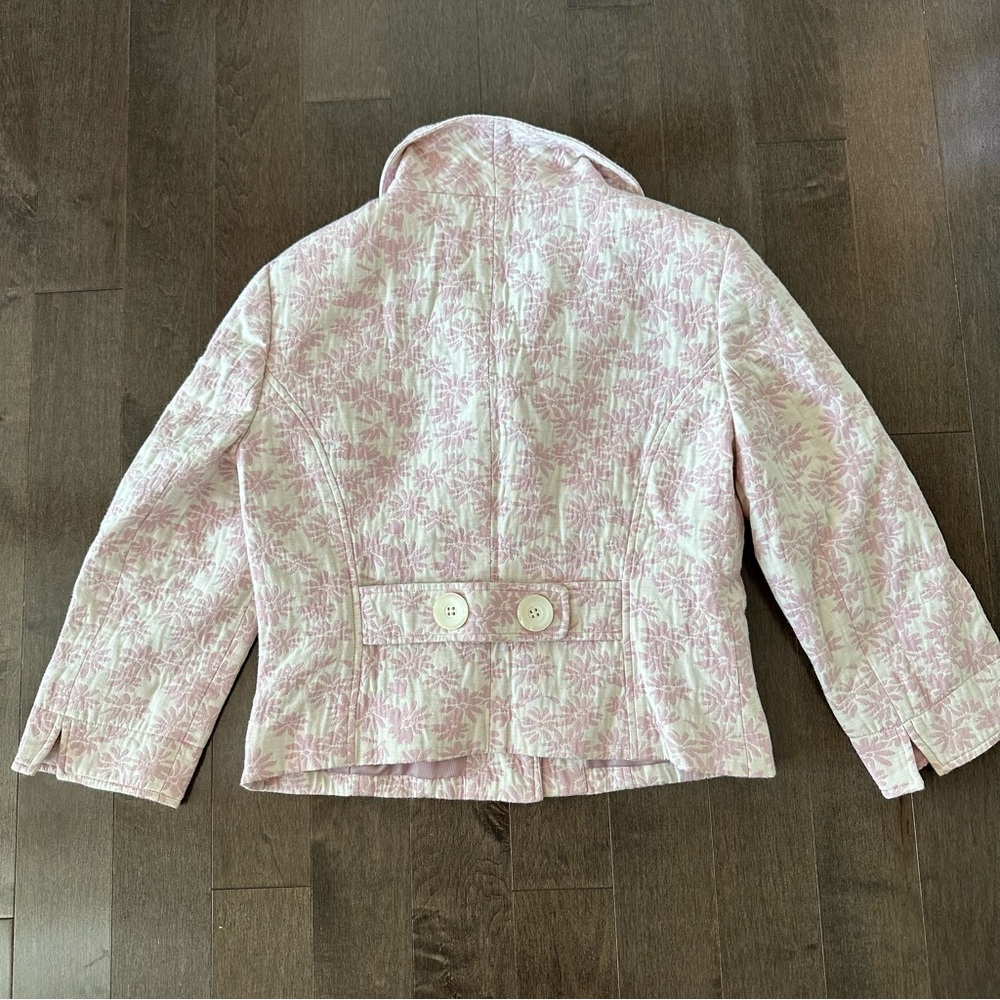 Vintage Dalia Y2K Tapestry Floral Blazer Girly Romantic Jacquard Cottagecore 10 - Picture 7 of 9